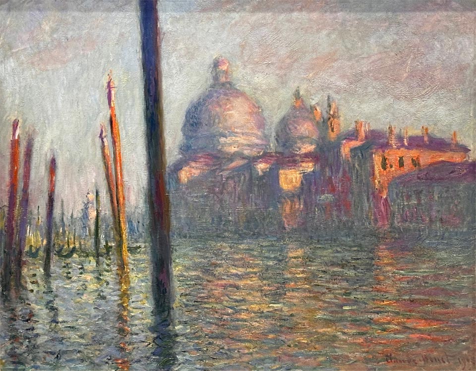 Claude Monet, The Grand Canal, Venice, 1908, Fine Art Museums of San Francisco 