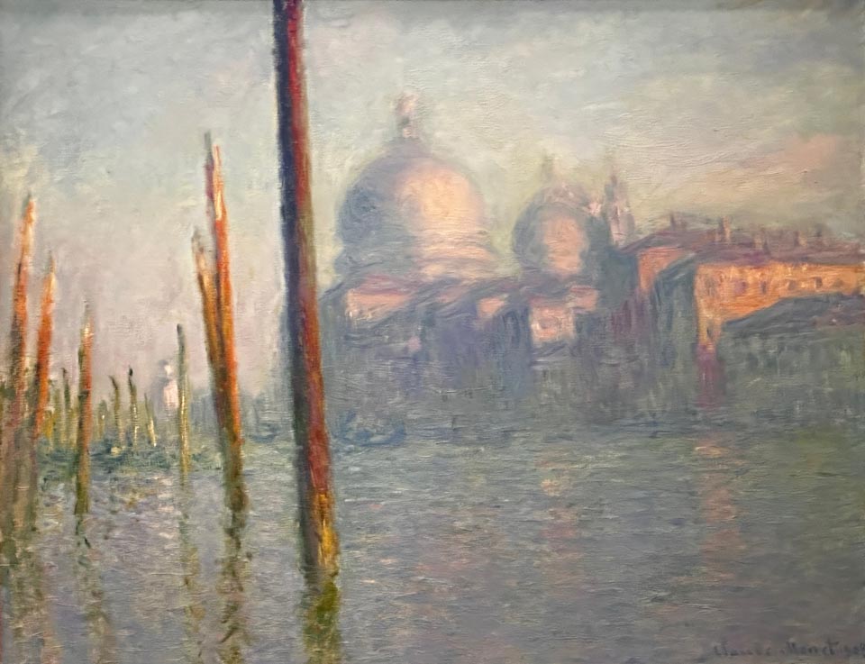 Claude Monet, The Grand Canal, 1908,  Museum of Fine Arts, Boston