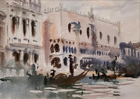 John Singer Sargent, Santa Maria della Salute c1904-08 Victoria and Albert Museum, London 