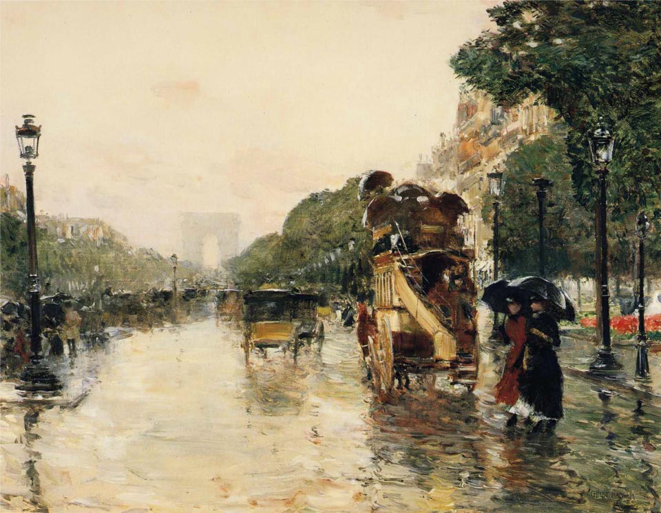 Childe Hassam, Champs Elysées, 1889, Toledo Museum of Art, Toledo, OH