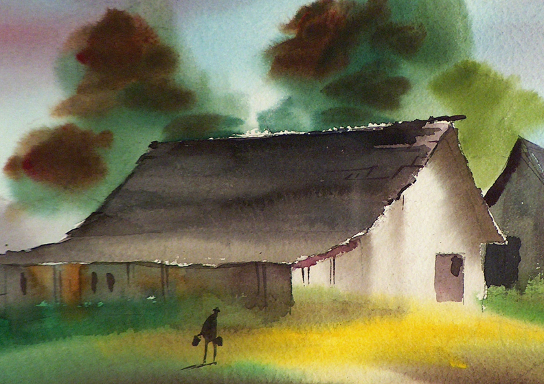 Sam Cook Green and Gold Farm Closeup