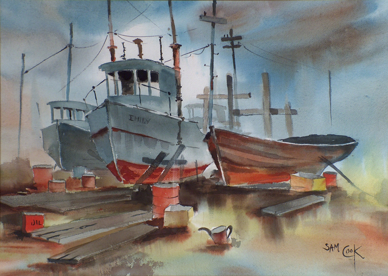 Sam Cook Marshalls Boatyard