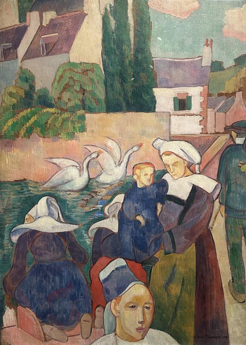 Emile Bernard 1868-1941, Bridge at Pont-Aven 1891 Dallas Museum of Art