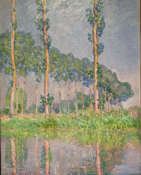 Claude Monet 1840-1926, Poplars, Pink Effect 1891 Dallas Museum of Art