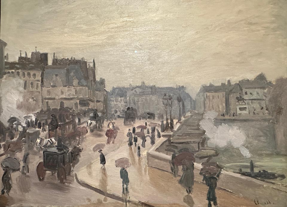 Claude Monet 1840-1926, The Pont Neuf 1871, Dallas Museum of Art