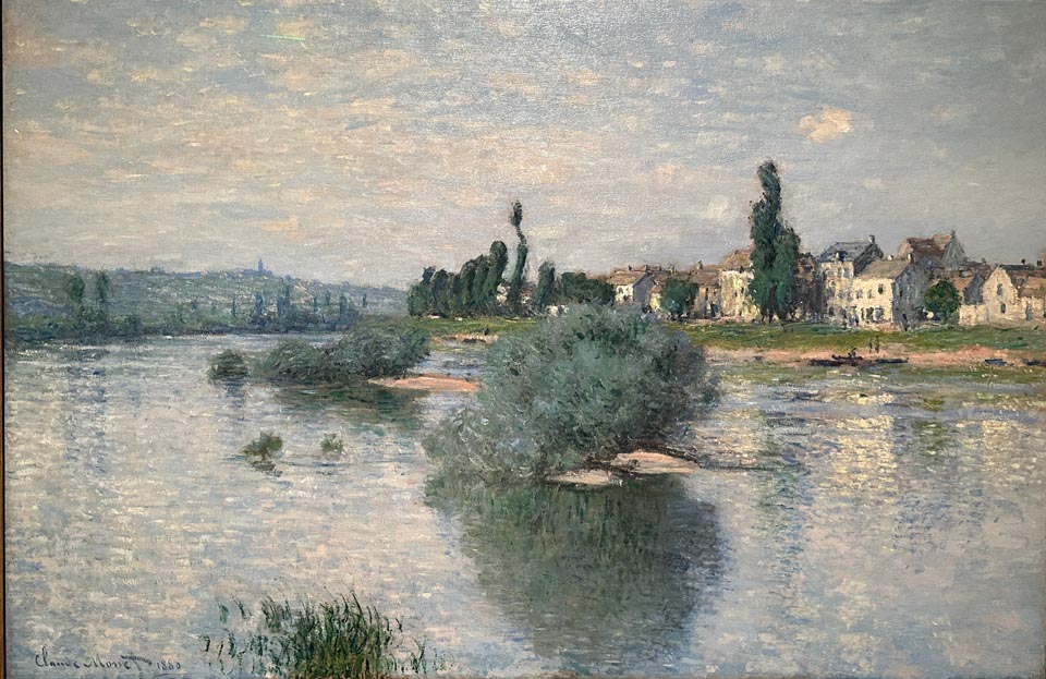 Claude Monet 1840-1926, The Seine at Lavacourt 1880, Dallas Museum of Art