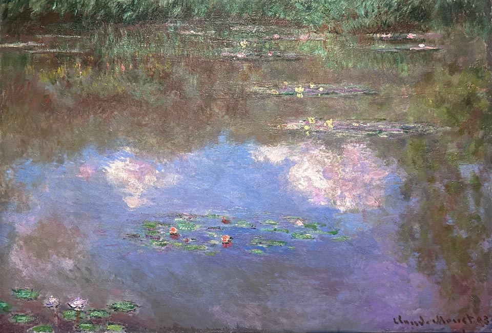 Claude Monet 1840-1926, The Water Lily Pond (Clouds), Dallas Museum of Art