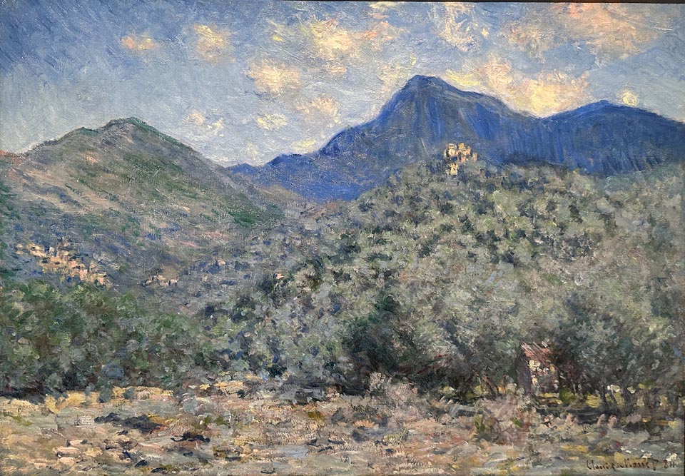 Claude Monet 1840-1926, Valle Buona, Near Bordighera 1884, Dallas Museum of Art