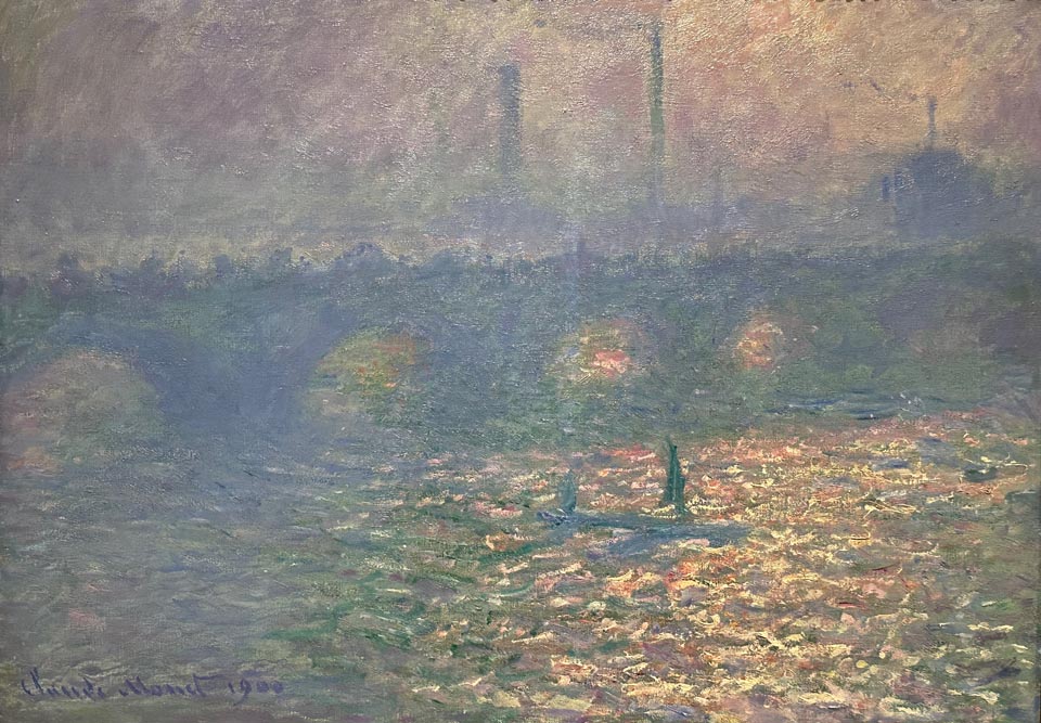 Claude Monet, Waterloo Bridge, Santa Barbara Museum of Art
