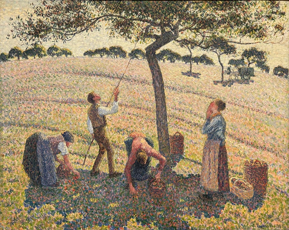 Camille Pissarro 1830-1903, Apple Harvest 1888, Dallas Museum of Art