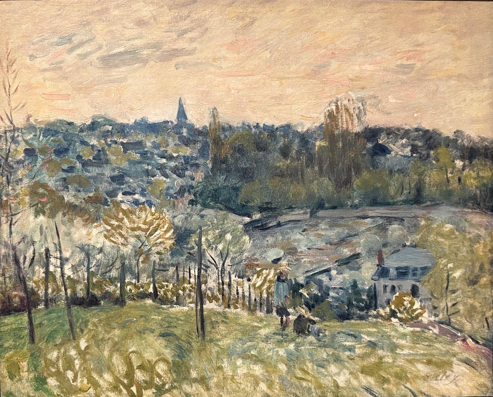 Alfred Sisley 1839-1899, The Village of Marly-le-Roi Seen from Louvenciennes 1876, Dallas Musuem of Art