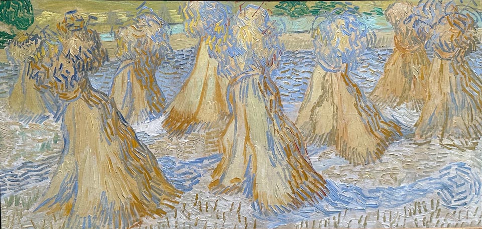 Vincent Van Gogh 1853-1890, Sheaves of Wheat 1890, Dallas Museum of Art