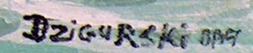 Alex Dzigurski II signature