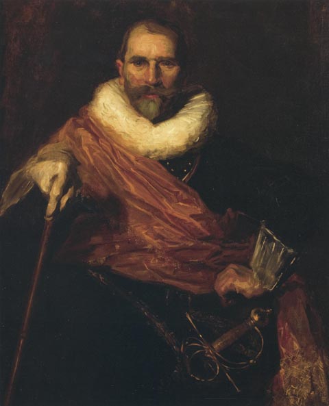 William Merritt Chase, Self Portrait as Colonel Johan Claeszoon Loo 1903, Heckscher Museum of Art, Huntington, NY