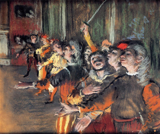 bequethed by Gustave Caillebotte Edgar Degas 1834-1917 The Chorus 1873-74 Musee d'Orsay