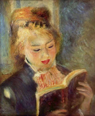 bequethed by Gustave Caillebotte Pierre-Auguste Renoir 1841-1919 La Liseuse 1874-76 Musee d'Orsay