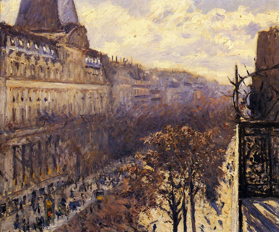 Gustave Caillebotte 1848-1894, Boulevard des Italiens 1880, Private Collection