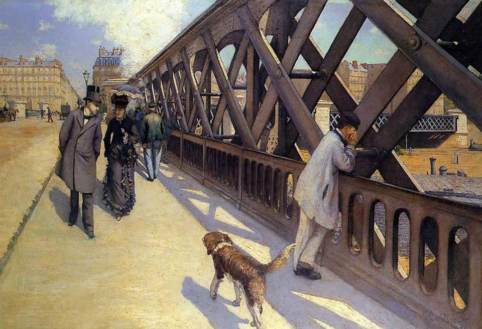 Gustave Caillebotte 1848-1894, Le_Pont_de_l'Europe 1876, Petite_Palais_Geneva_Switzerland