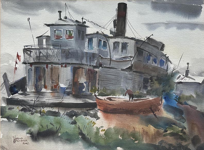Harold Gretzner, Bayside Houseboat