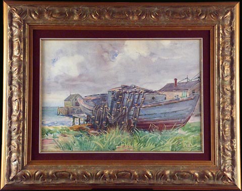 Arthur Merton Hazard's Seine Boat Provincetown Available, Bodega Bay Heritage Gallery Collection Provincetown is at the northernmost tip of Cape Cod, Massachusetts