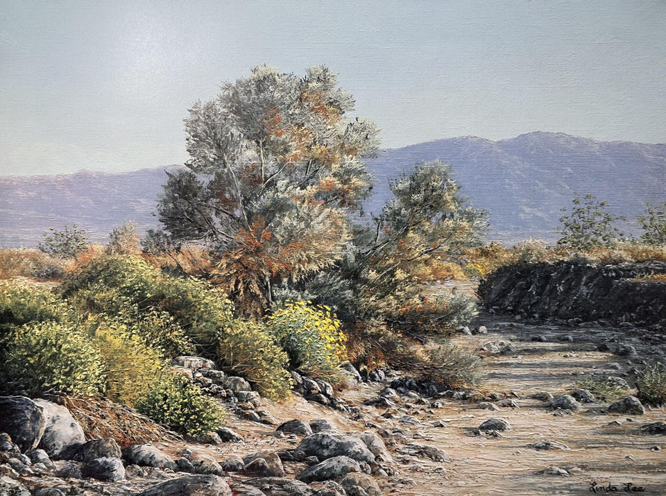 Linda Lee Kinman Arroyo Salado Smoketree vintage print