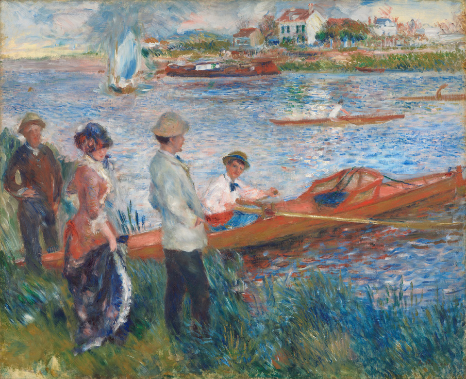 Pierre Auguste-Renoir, Oarsmen at Chatou 1879 National Gallery of Art, Washington, D.C.