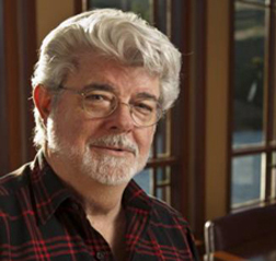 Photo of George Lucas, circa 2013