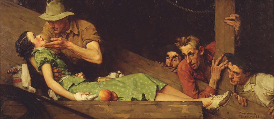 Norman Rockwell, Peach Crop 1935