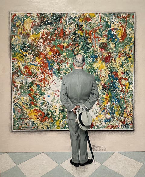Norman Rockwell, The Connoisseur 1962