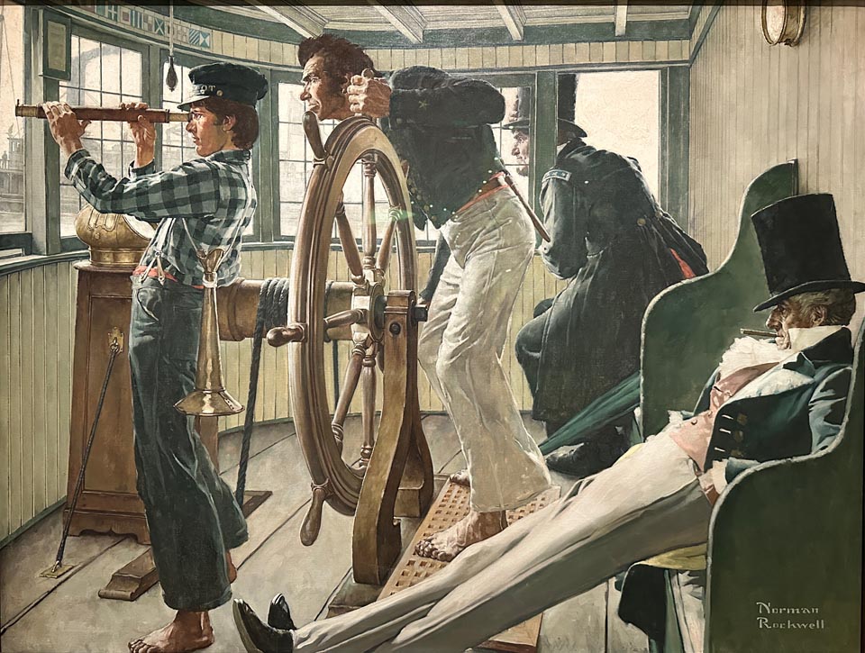 Norman Rockwell, The River Pilot 1940