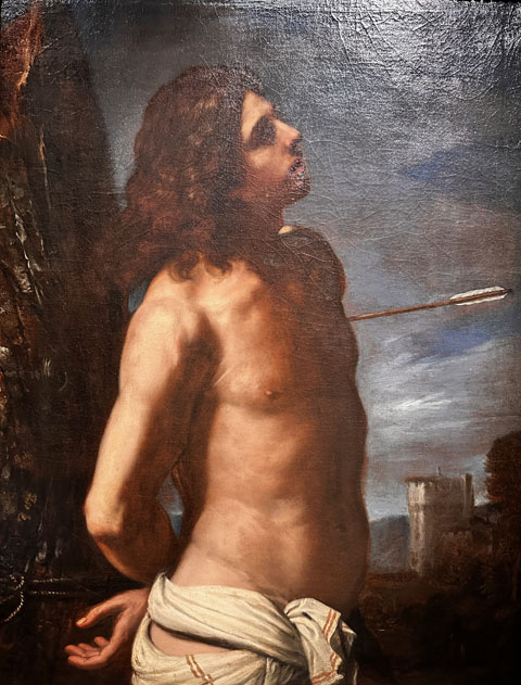 Giovanni Francesco Barbeieri 1591-1666, Italian Saint Sebastian c1640 Museo de Arte de Ponce, Puerto Rico 