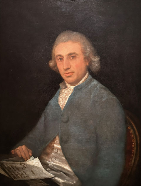 Francisco de Goya 1746-1828, Spanish Portrait of Martín Zapater 1790 Museo de Arte de Ponce, Puerto Rico 