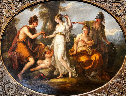 Angelica Kauffman 1741-1807, Swiss The Judgement of Paris c1781 Museo de Arte de Ponce, Puerto Rico 