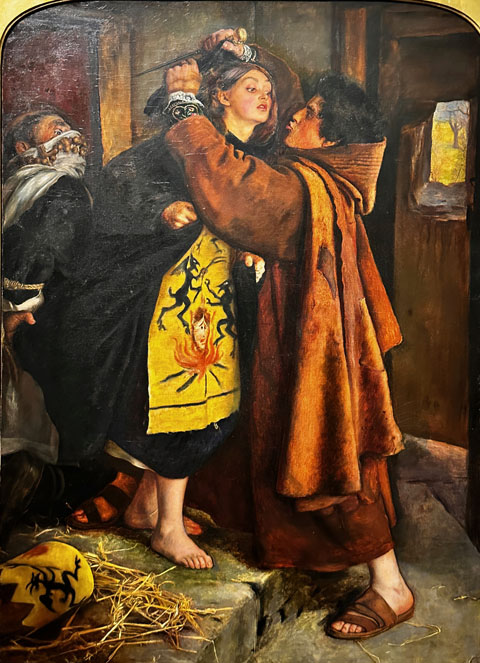 Sir John Everett Millais 1829-1896, British The Escape of a Heretic in 1559, 1857 Museo de Arte de Ponce, Puerto Rico