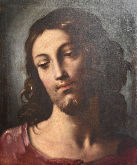 Elisabetta Sirani 1638-1665, Italian Head of Young Christ 1655 Museo de Arte de Ponce, Puerto Rico