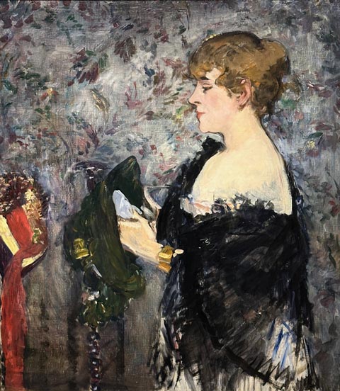 Édouard Manet, At the Milliner's, c1881 Fine Arts Museums of San Francisco