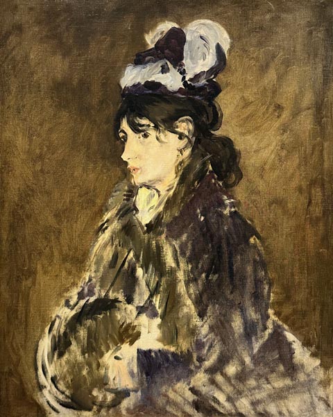 Édouard Manet, Berthe Morisot with a Muff, c 1871 Cleveland Museum of Art