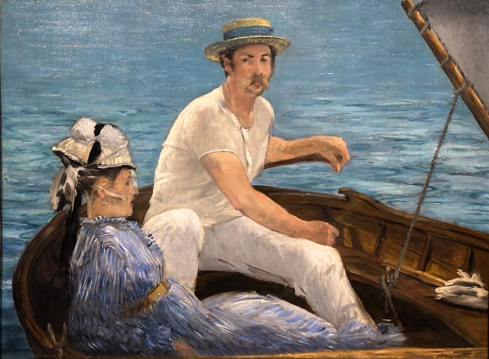 Édouard Manet, Boating, 1874-76, Metopolitan Museum of Art, New York