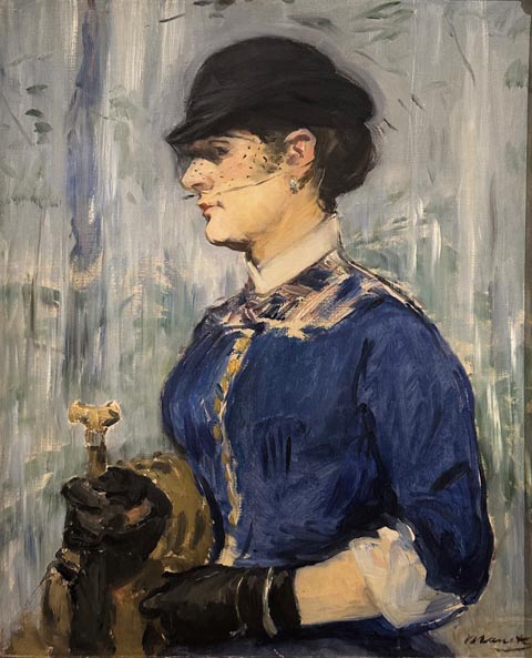 Édouard Manet, Woman in a Round Hat, c1879 Los Angeles County Museum of Art, Los Angeles, CA