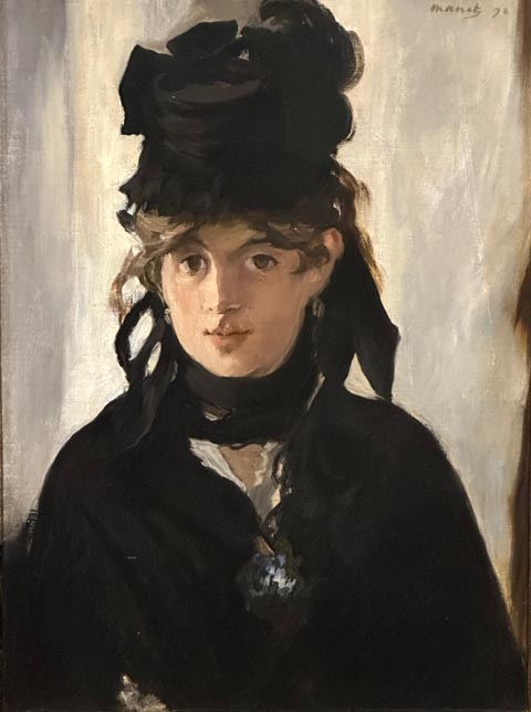 Édouard Manet, Berthe Morisot with a Bouquet of Violets, 1872, Musée d'Orsay, Paris