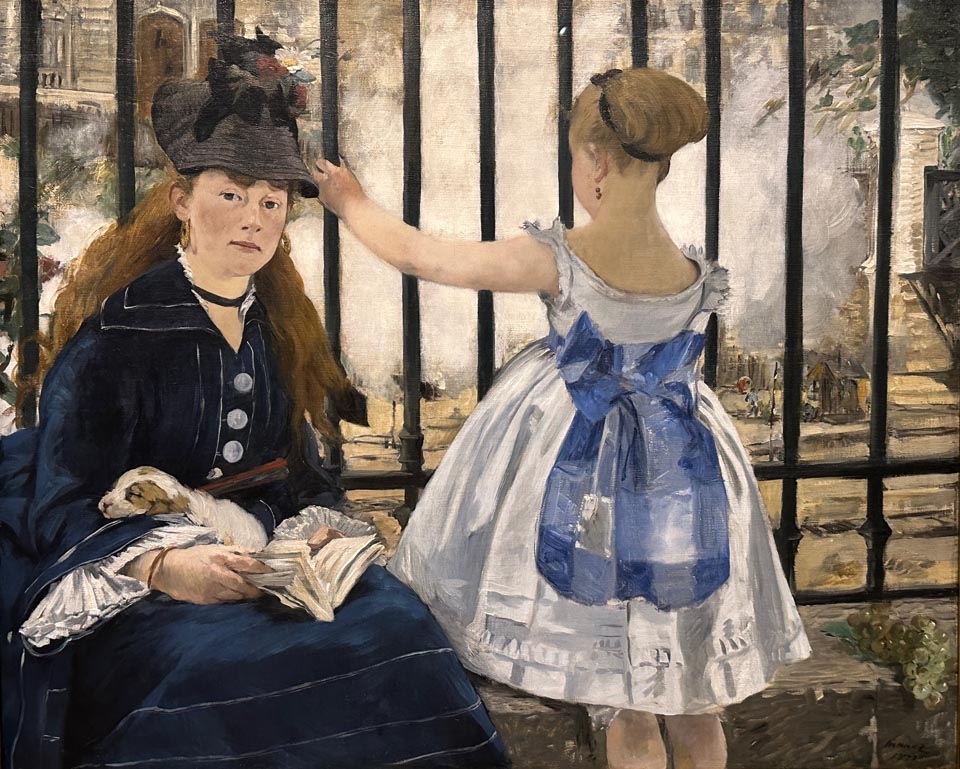 Édouard Manet, The Railway, 1872-73, National Gallery of Art, Washington, DC