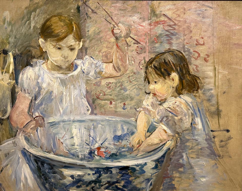 Berthe Morisot, Children with a Basin, 1886, Musée Marmottan Monet, Paris