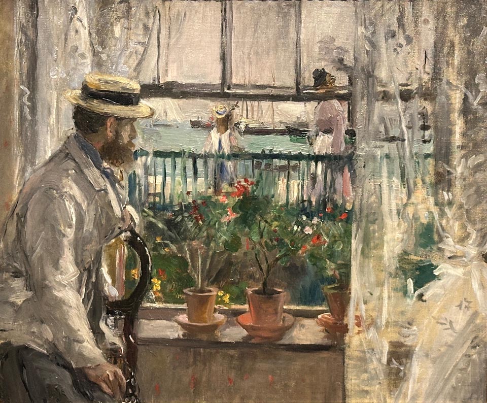 Berthe Morisot, Eugene Manet on the Isle of Wight, 1875 Musée Marmottan Monet, Paris