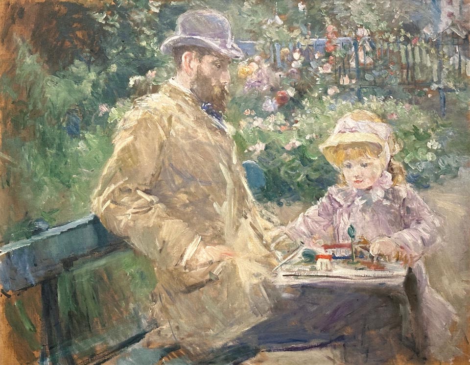 Berthe Morisot, Eugene and Julie Manet in the Garden at Bougival, 1881, Musée Marmottan Monet, Paris