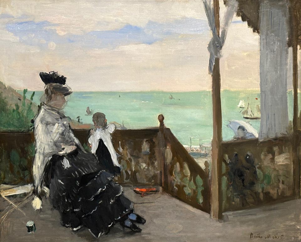 Berthe Morisot, In a Villa by the Sea, 1874, Norton Simon Museum, Pasadena, CA