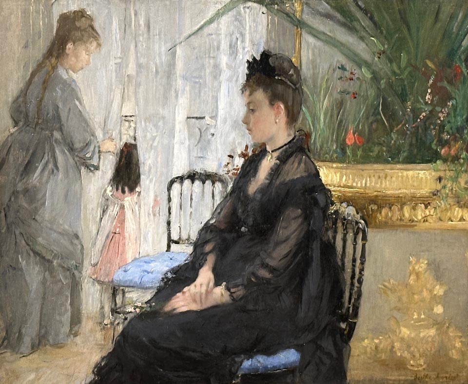 Berthe Morisot, Interior, 1872-73, collection of Diane B. Wilsey, San Francisco