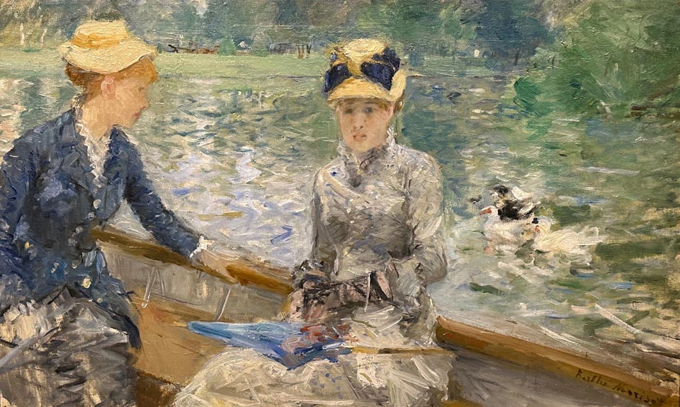 Berthe Morisot, Lake in the Bois de Boulogne, 1879, National Gallery, London