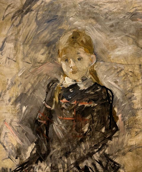 Berthe Morisot, Little Girl with Blonde Hair, 1883-1884 Private Collection