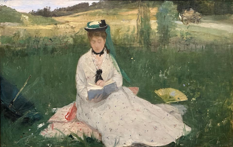 Berthe Morisot, Reading, 1873, Cleveland Museum of Art, Cleveland, OH