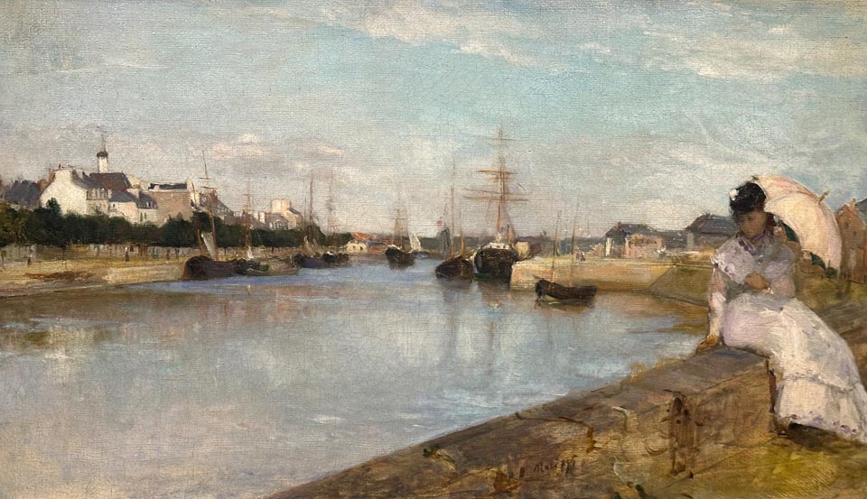 Berthe Morisot, The Harbor at Lorient, 1869, National Gallery of Art, Washington, DC